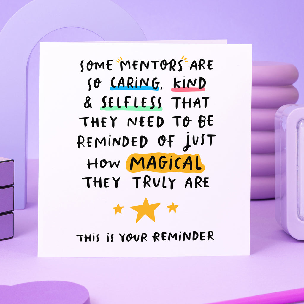 This Is Your Reminder - Mentor Thank You Card