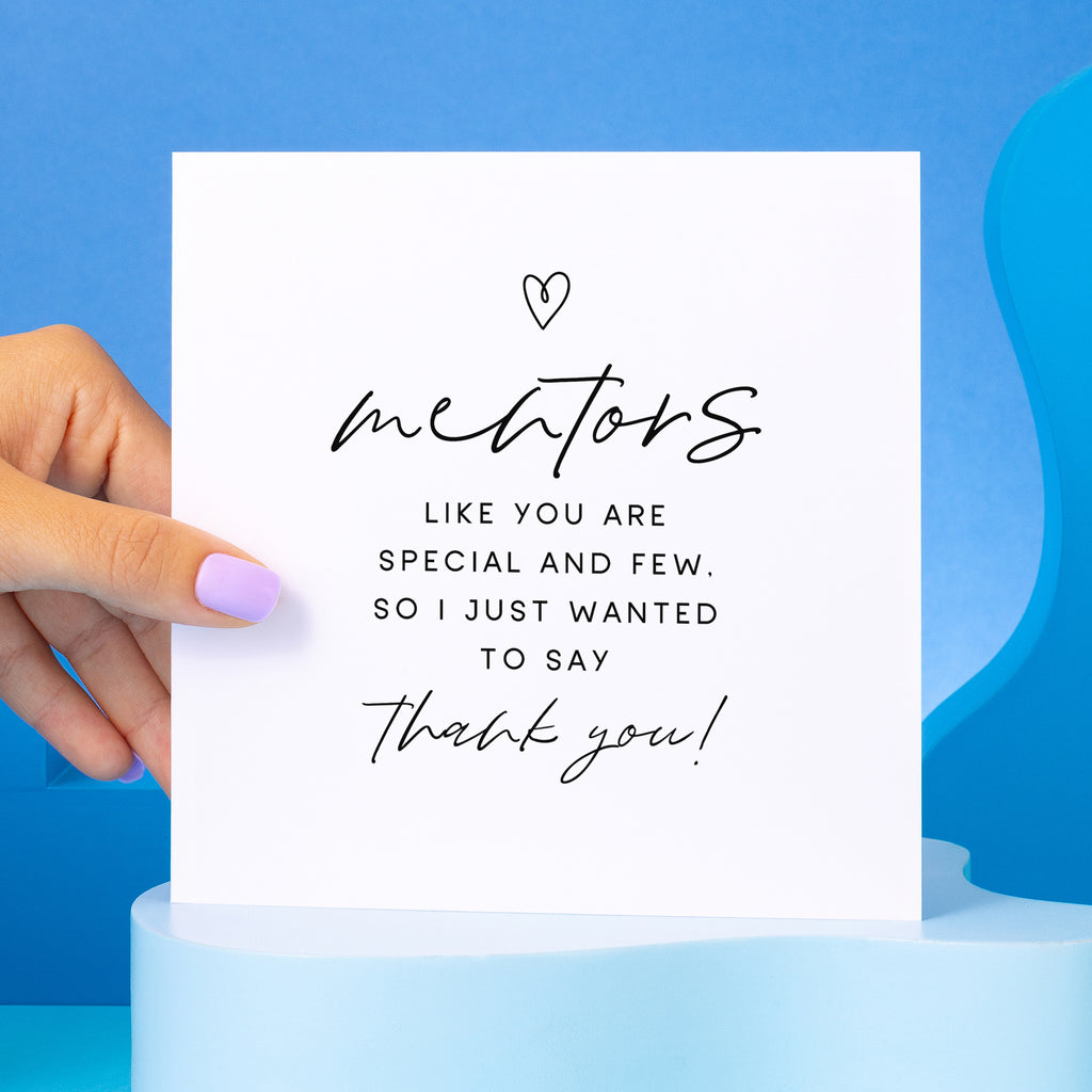 Mentor Special And Few Thank You Card