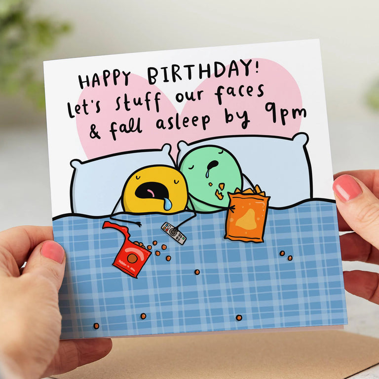 Stuff Our Faces Birthday Card