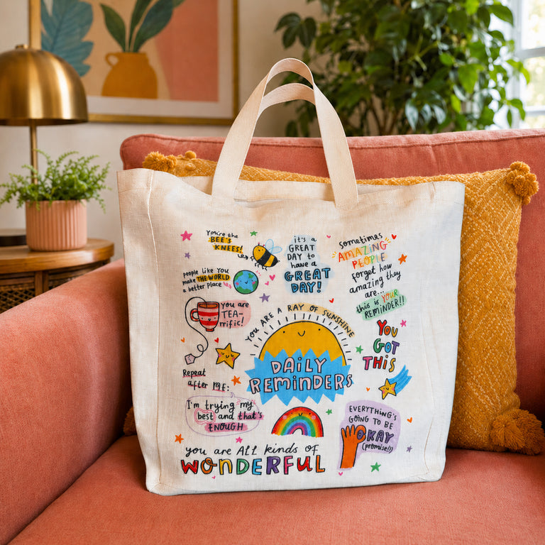 Daily Reminders XL Tote Bag