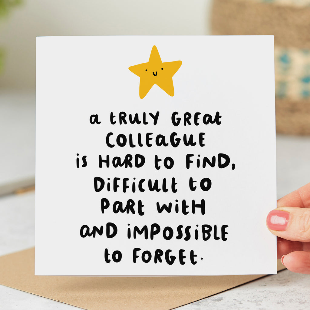 Colleague Truly Great Card