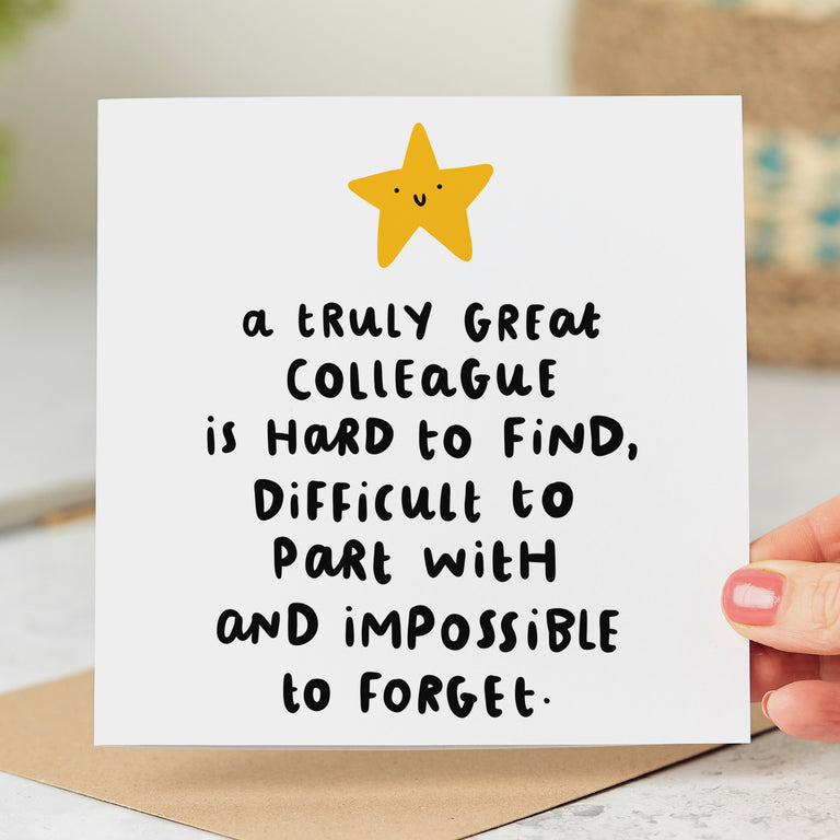 Colleague Truly Great Card