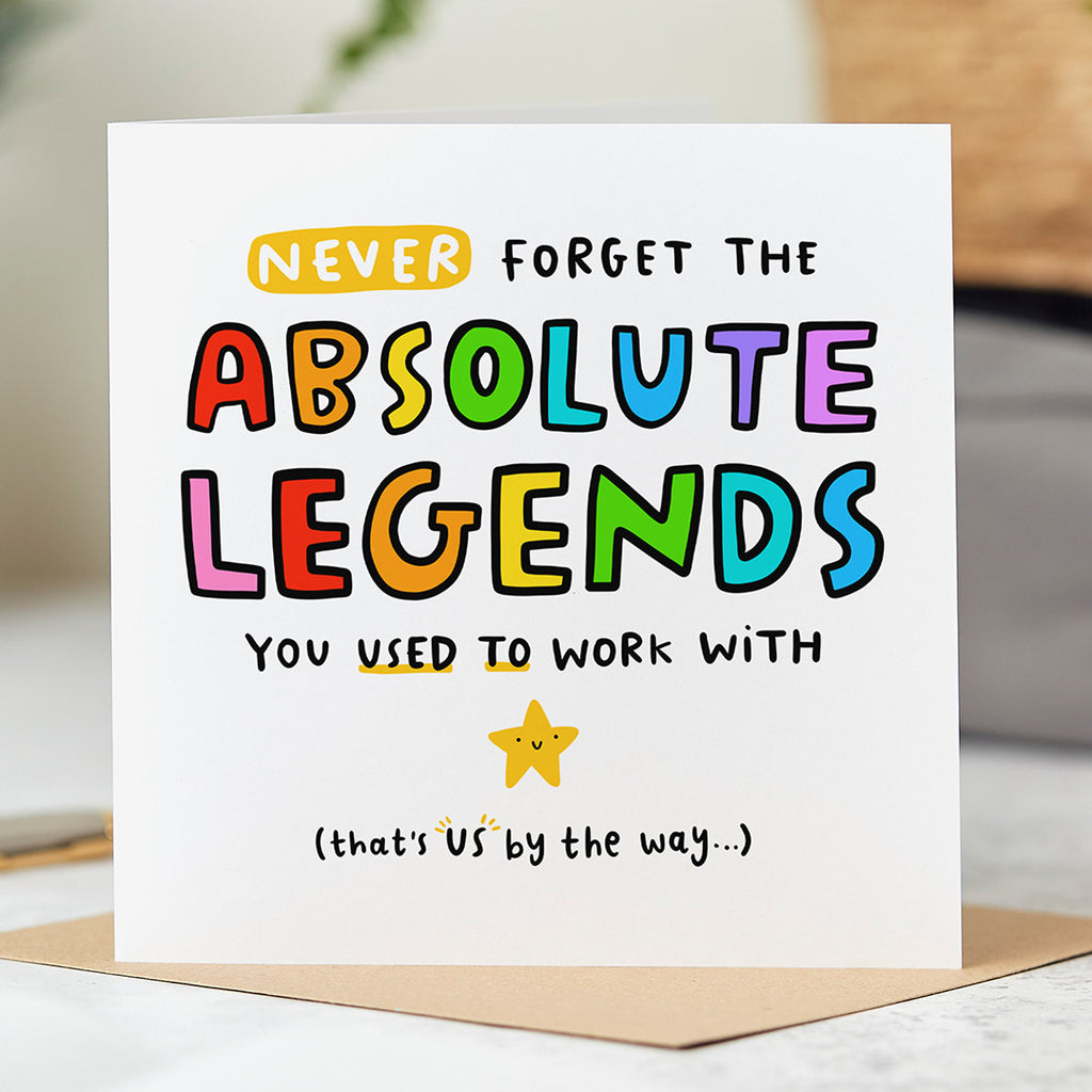 Never Forget Absolute Legends Card