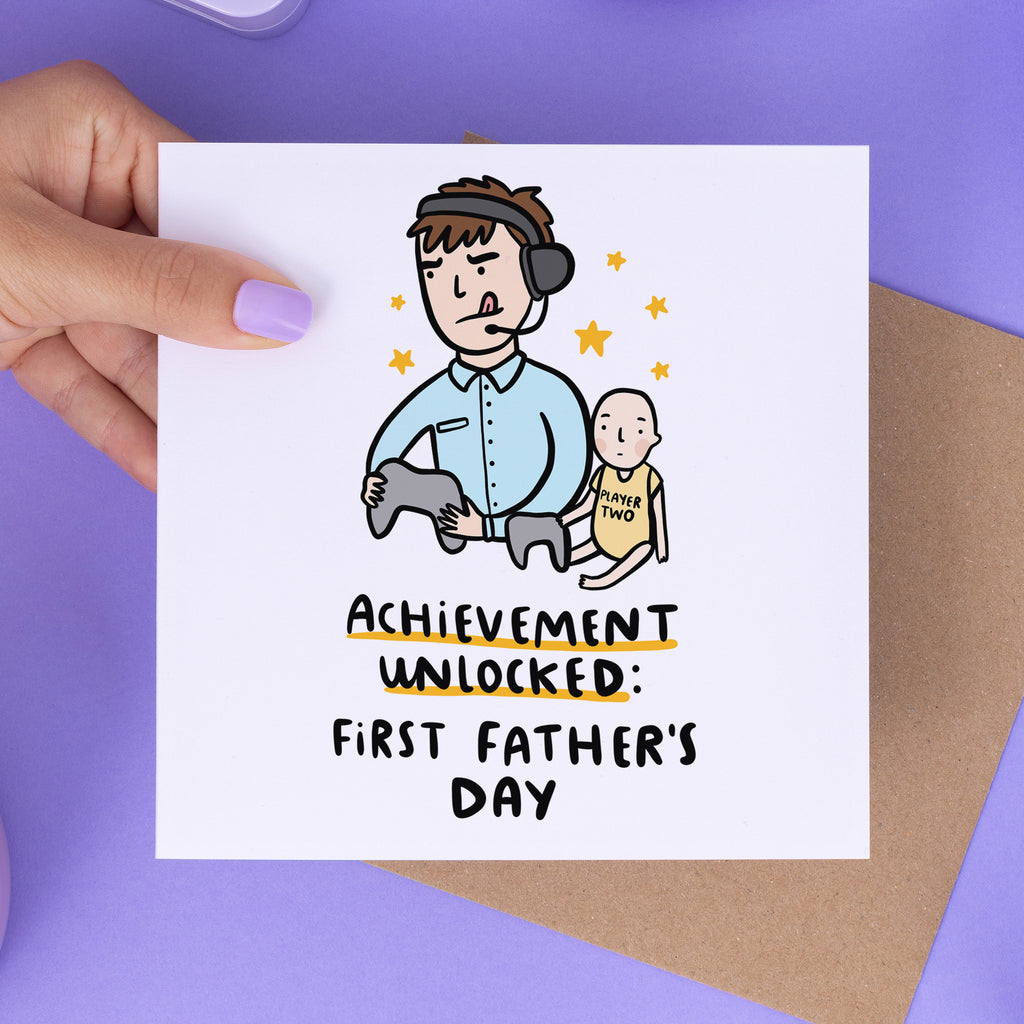 Gamer First Father's Day Card