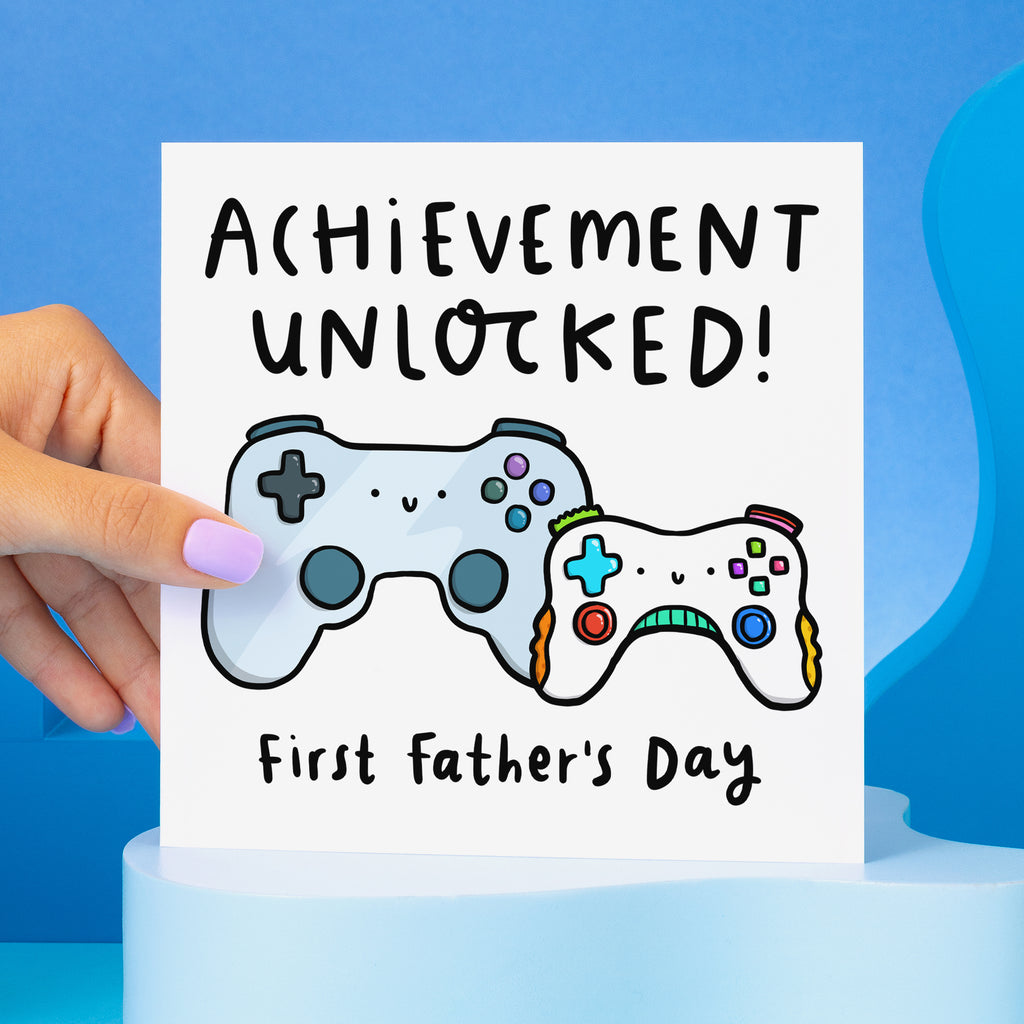 Achievement Unlocked Father's Day Card