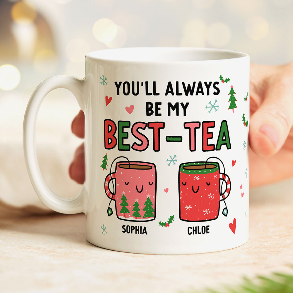 Personalised Christmas Mug - My Best-Tea