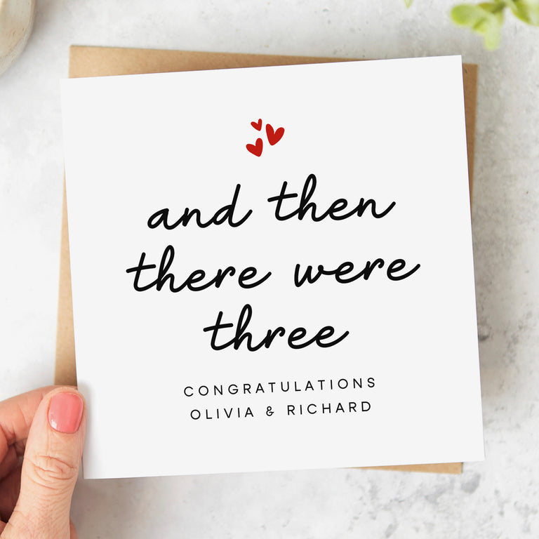 Then There Were Three Card