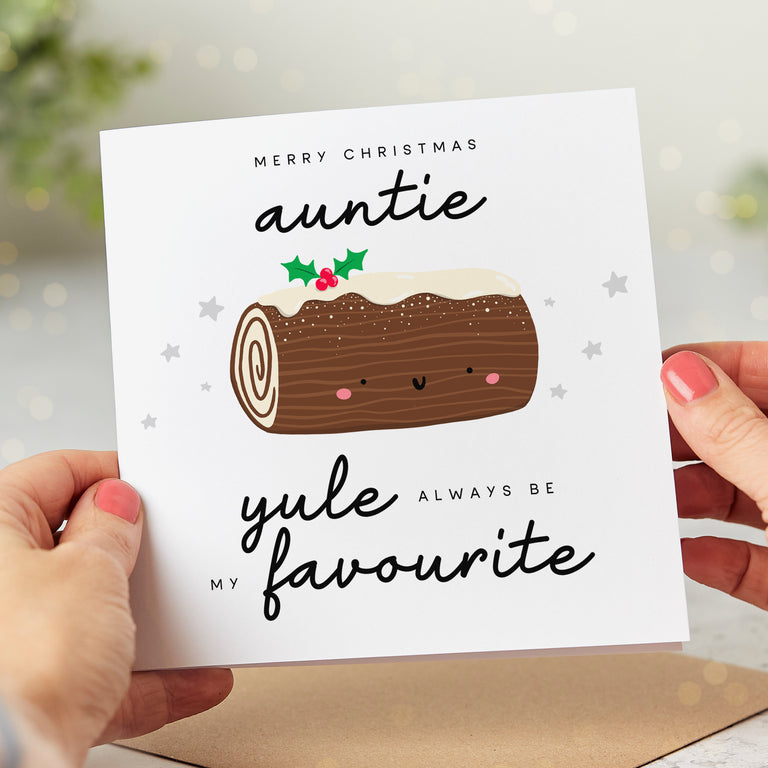 Auntie Yule Be My Favourite Christmas Card