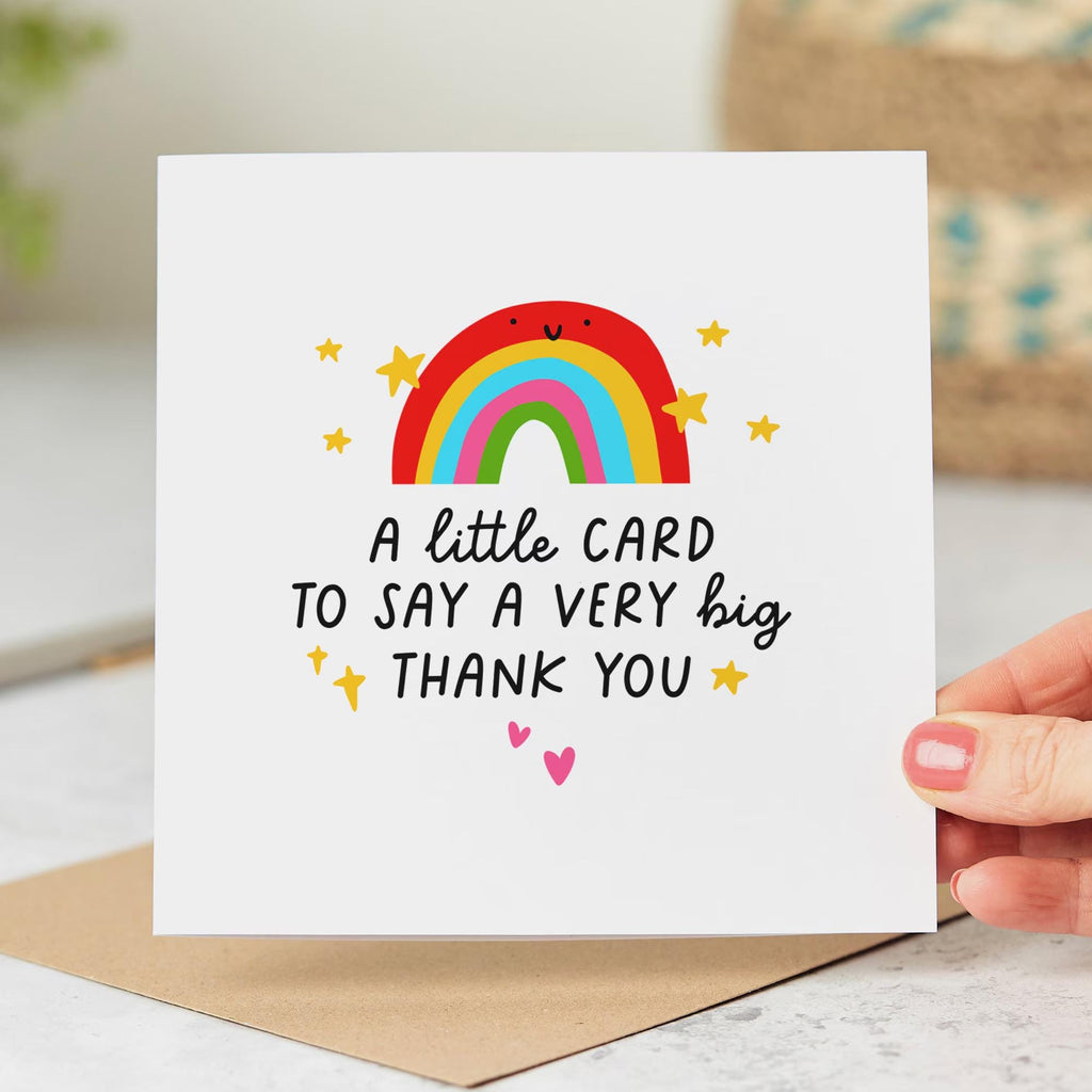 Fun Thank You Card Pack | Bundle of 5 Greeting Cards | Appreciation, For Friend, Teacher, Colleague, Nurse, Doctor