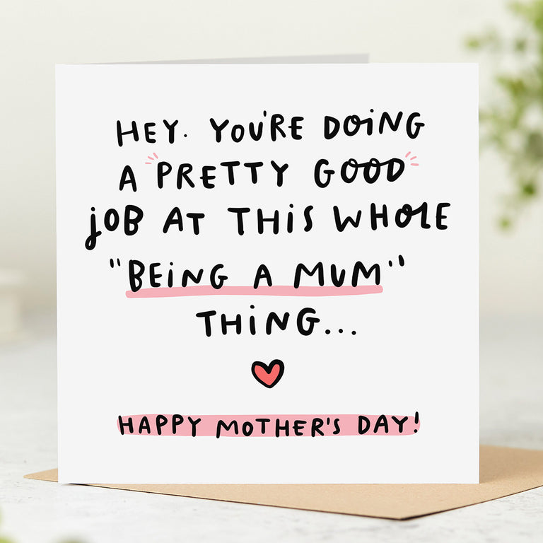 Mum Thing Mother's Day Card