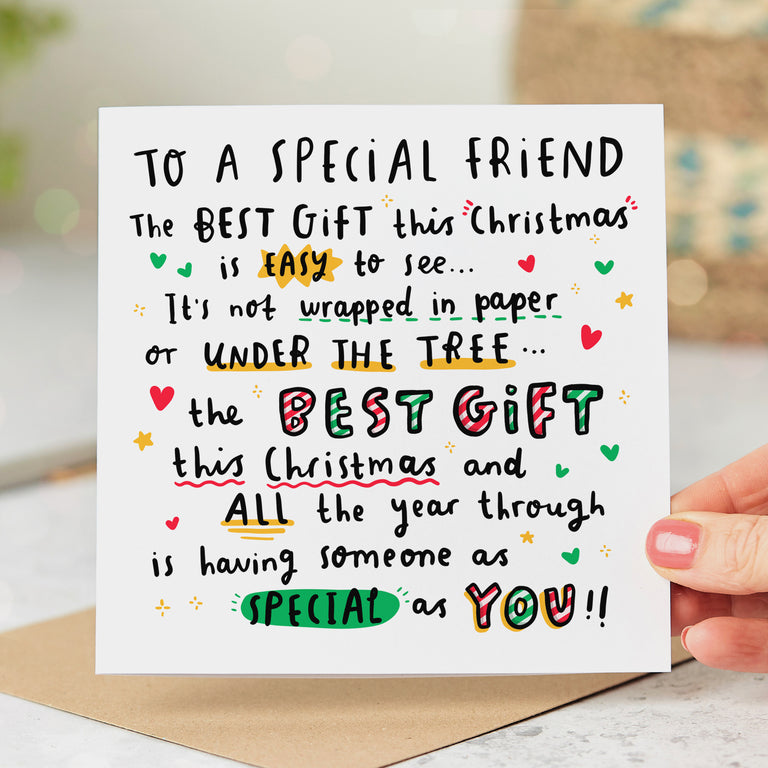 Special Friend Christmas Card