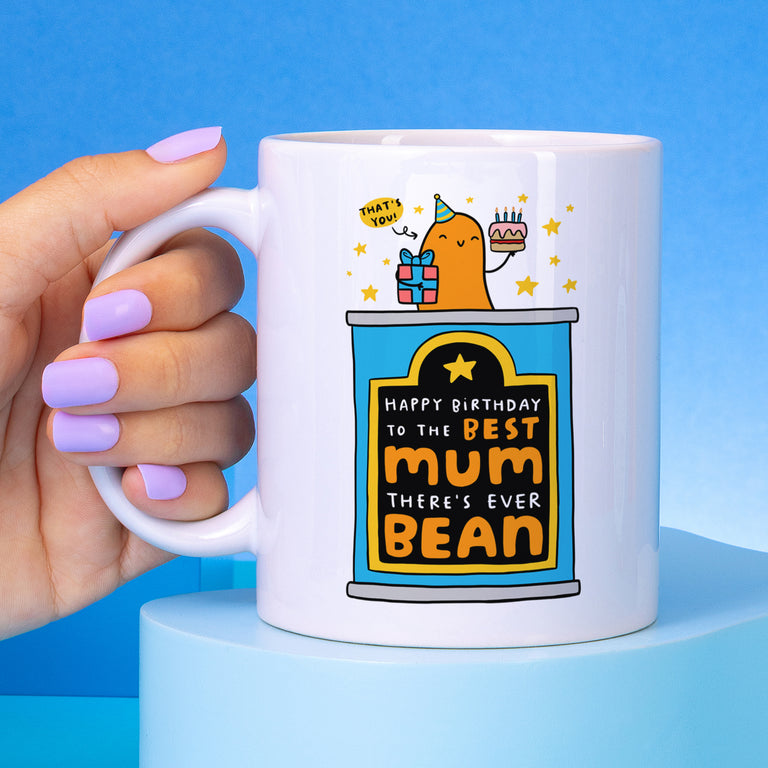 Best Mum There's Ever Bean Personalised Mug