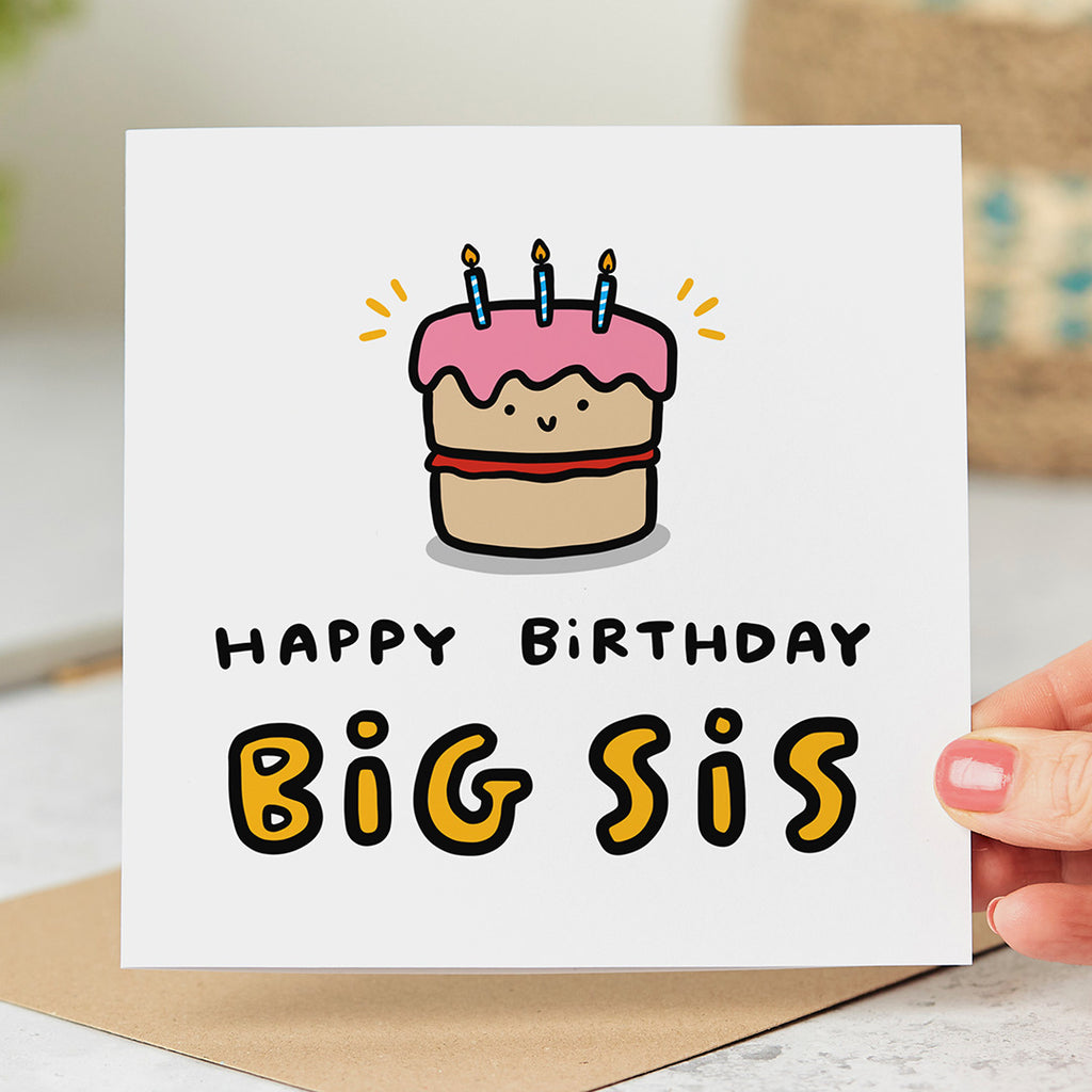 Big Sis Birthday Card