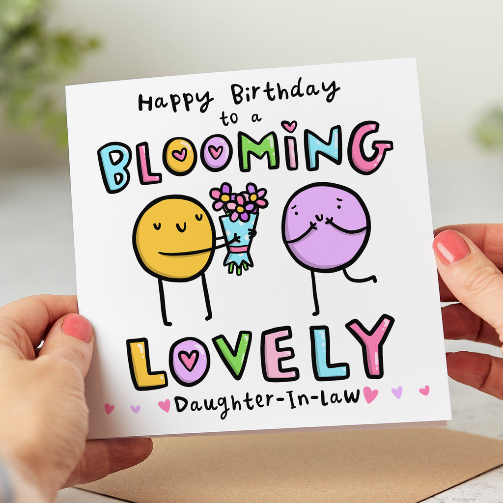 Daughter-in-law Blooming Lovely Birthday Card
