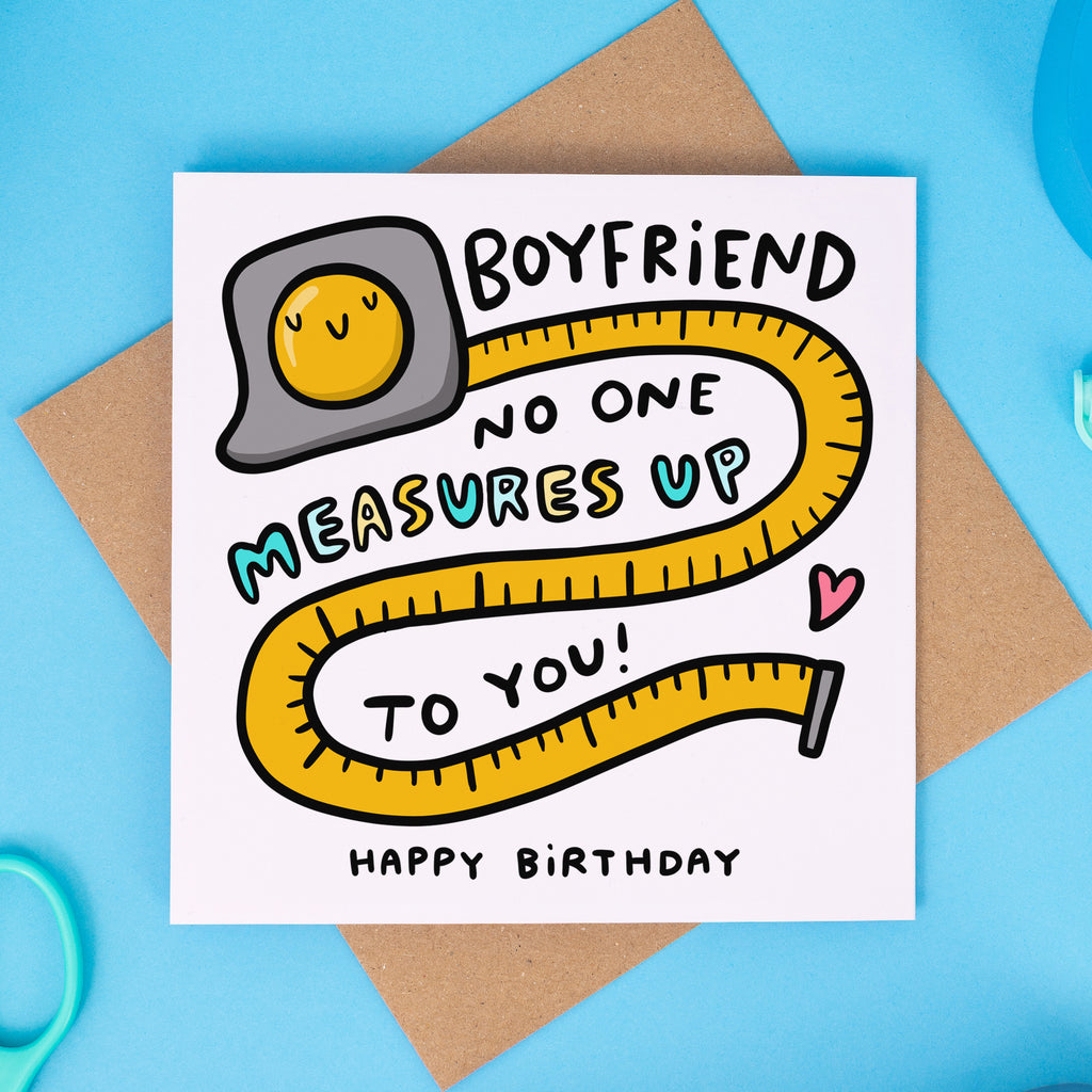 Boyfriend No One Measures Up Card