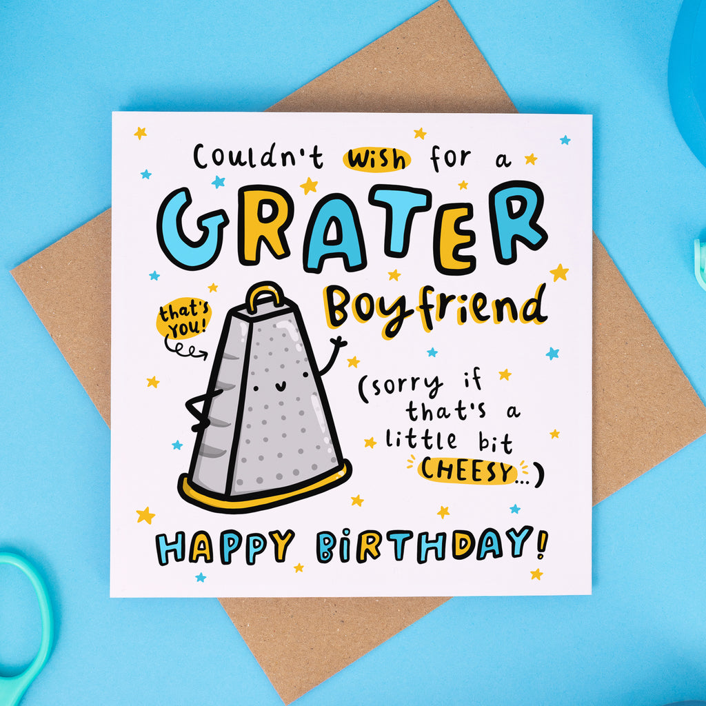 Grater Boyfriend Birthday Card