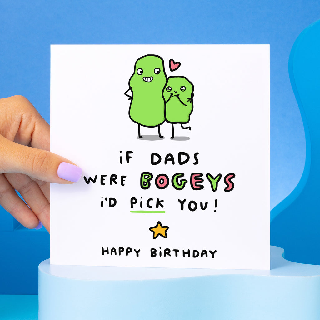 Dad Bogey Birthday Card