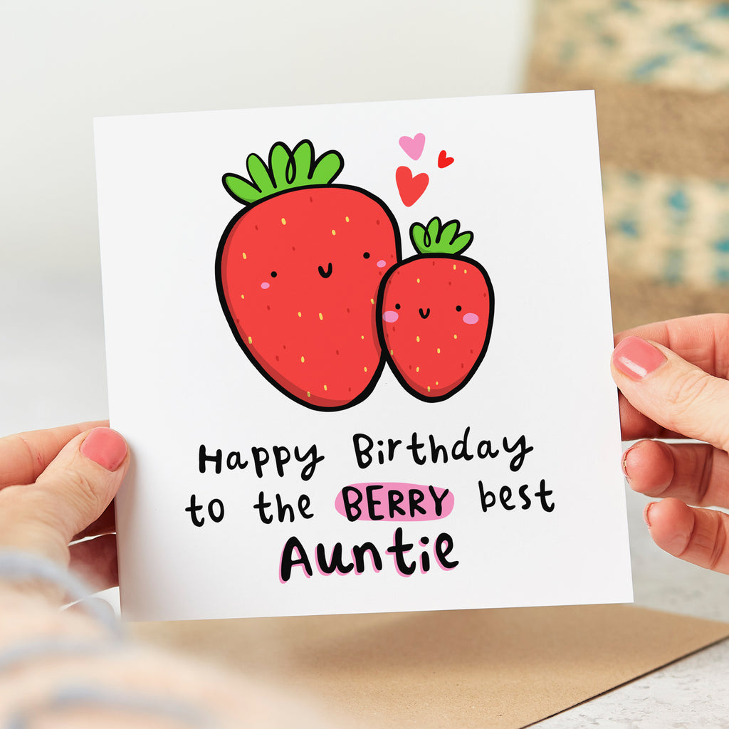 Auntie Berry Best Birthday Card