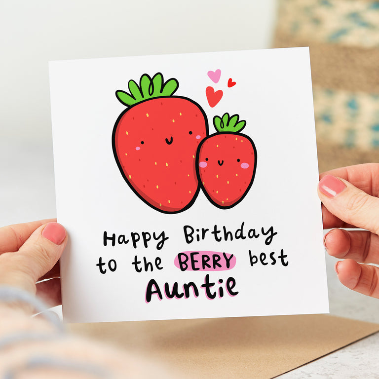 Auntie Berry Best Birthday Card