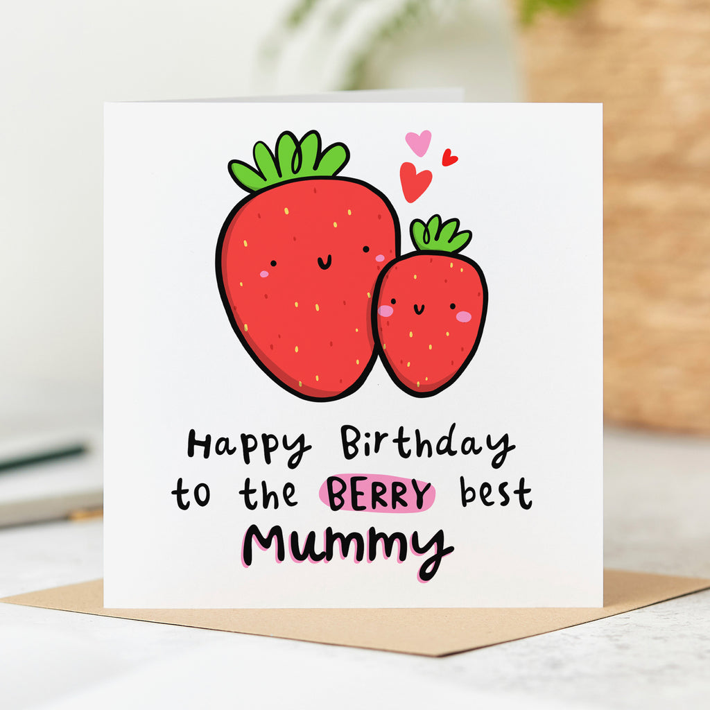 Mummy Berry Best Birthday Card