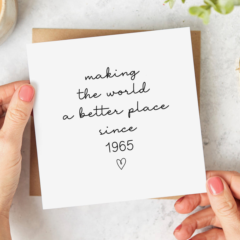 Since 1965 60th Birthday Card