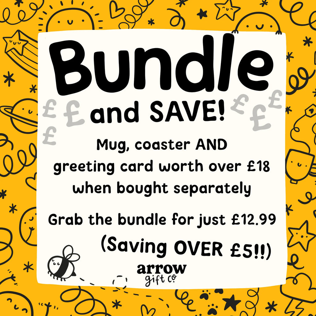 Work Bestie Bundle | Funny Mug, Coaster & Card for Colleague