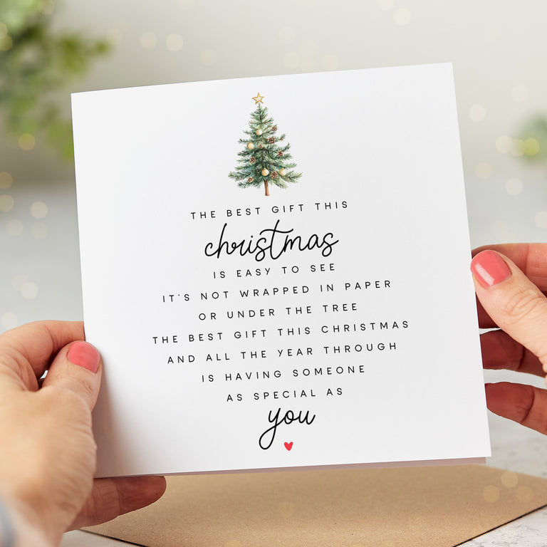 The Best Gift is You Christmas Card
