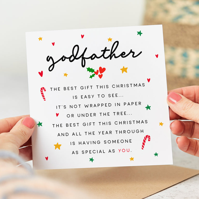 Godfather Best Gift Christmas Card