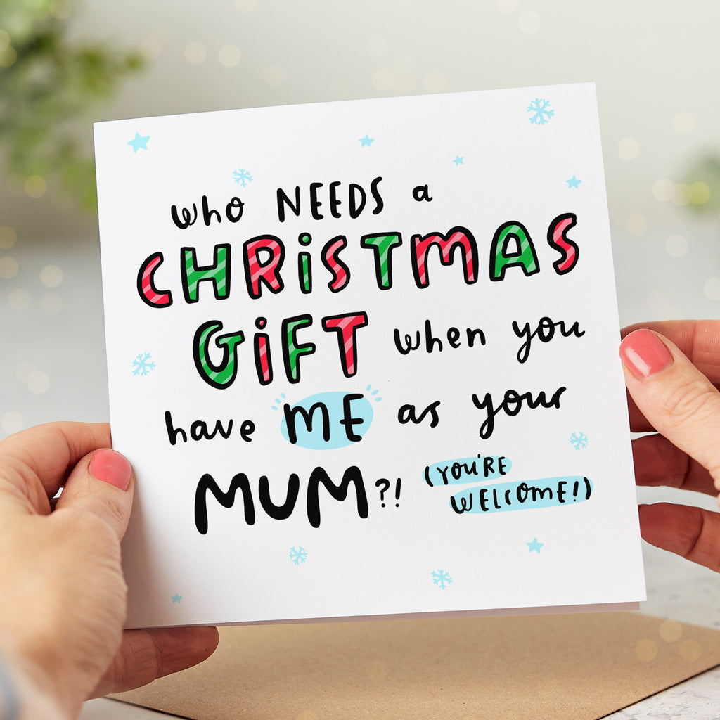 Mum as Your Gift Christmas Card