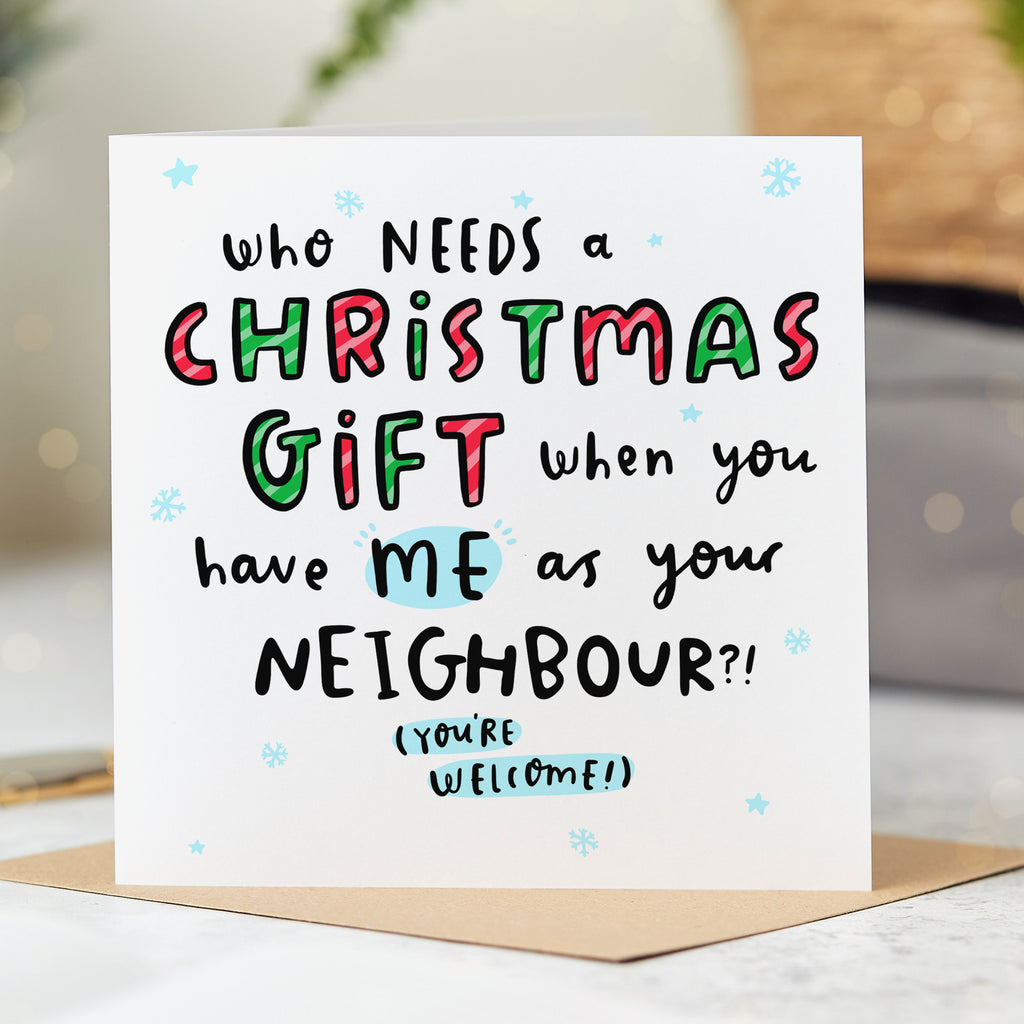 Neighbour As Your Gift Christmas Card