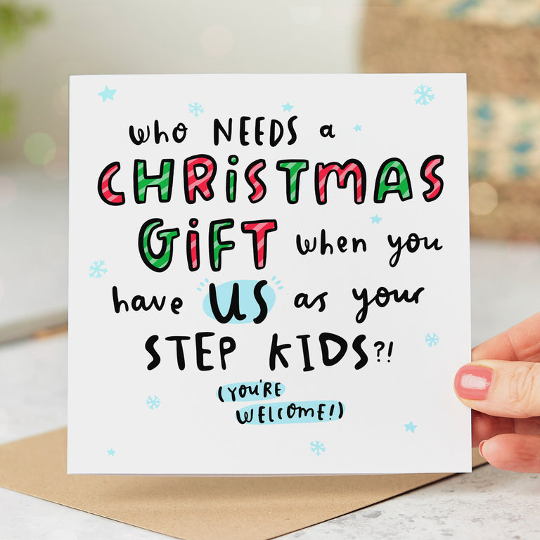 Step Kids are Your Gift Christmas Card