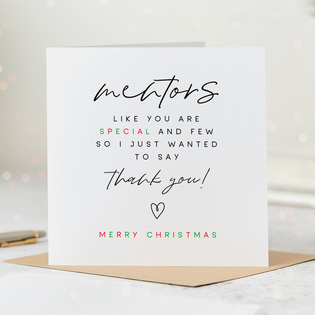 Mentors Like You Christmas Card