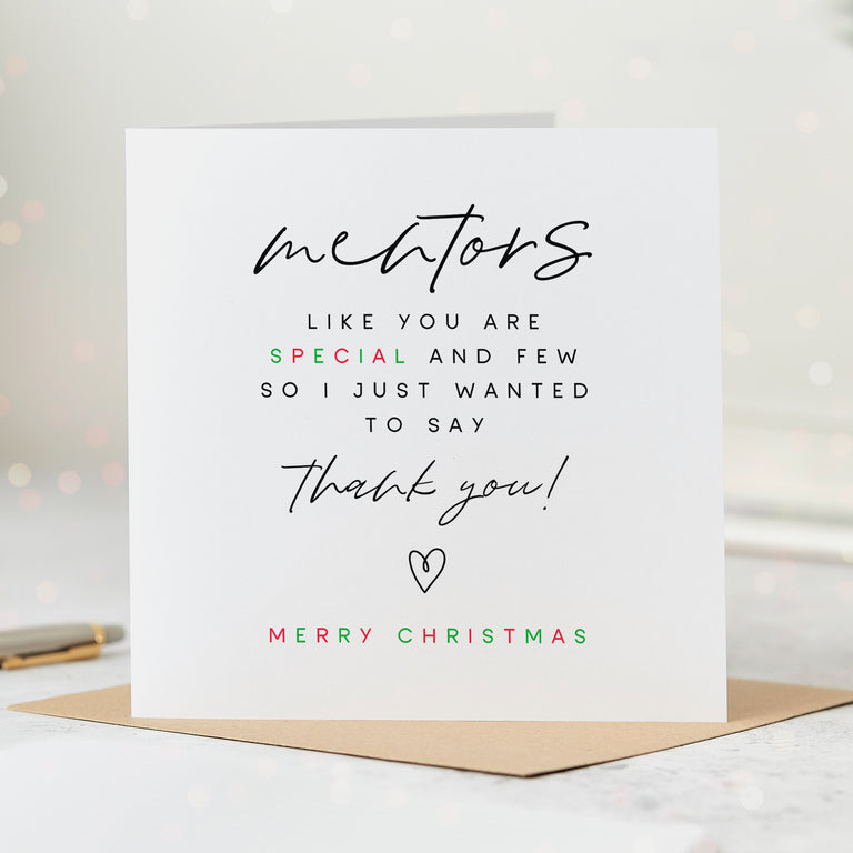 Mentors Like You Christmas Card