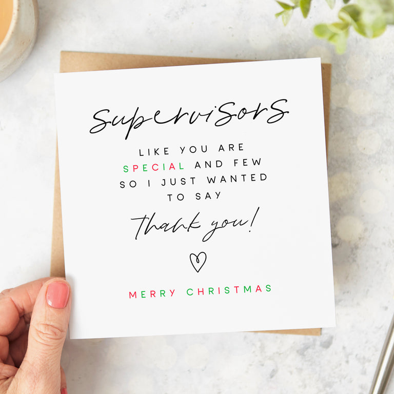 Supervisors Like You Christmas Card