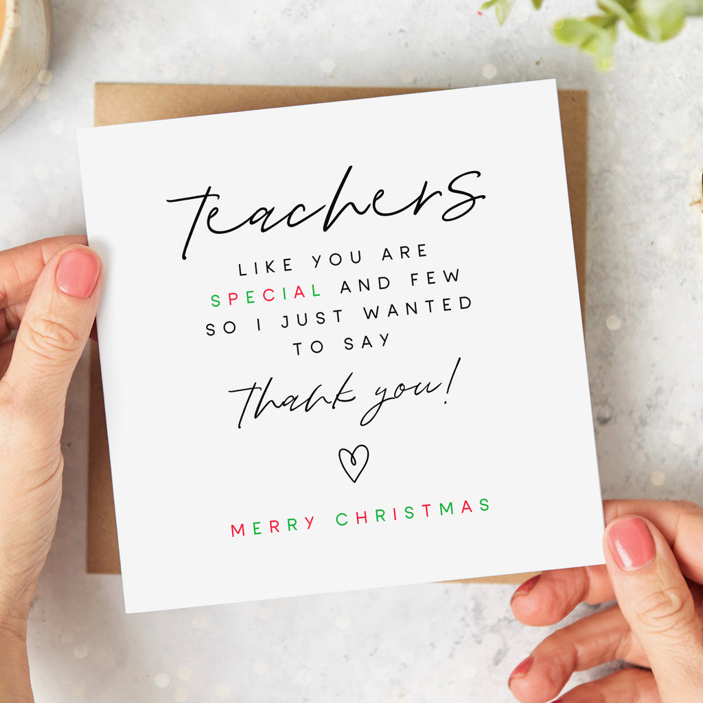 Teachers Like You Christmas Card
