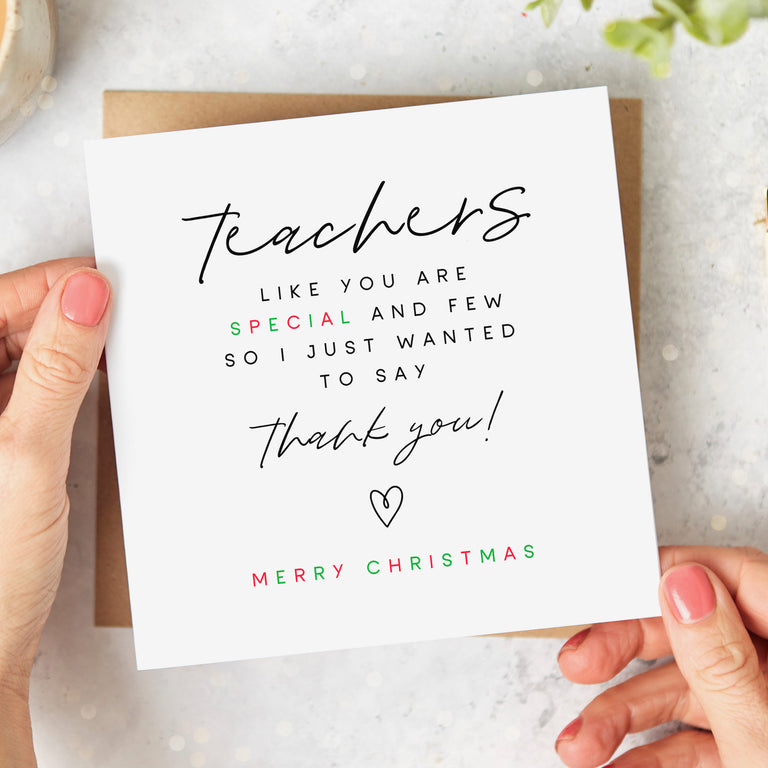 Teachers Like You Christmas Card