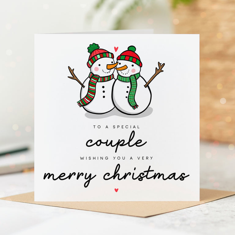 Special Couple Christmas Card