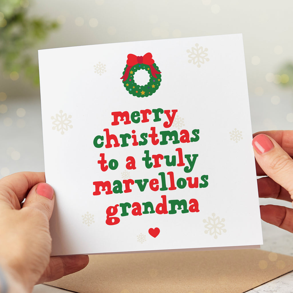 Grandma Truly Marvellous Christmas Card