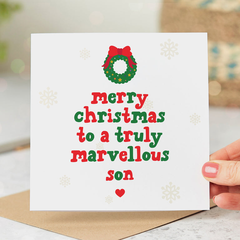 Son Truly Marvellous Christmas Card