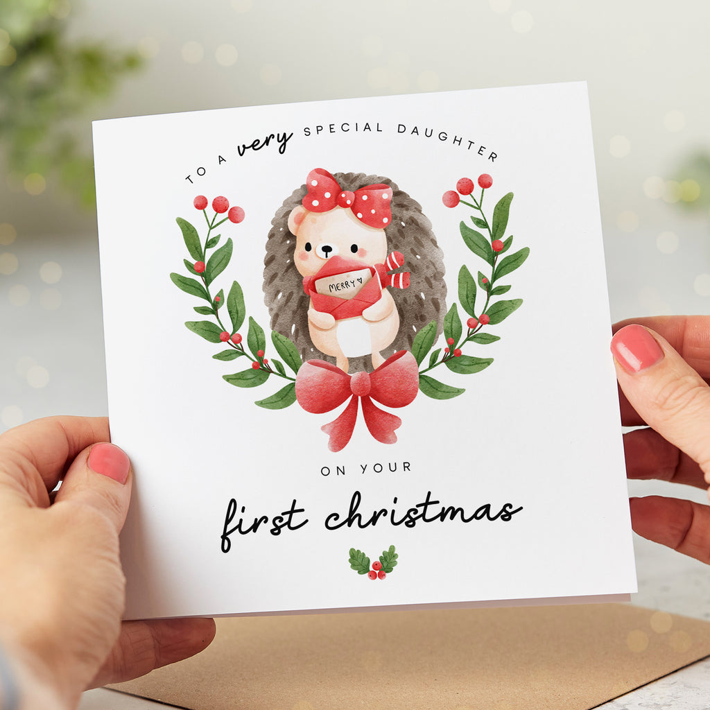 Daughter Very Special - 1st Christmas Card