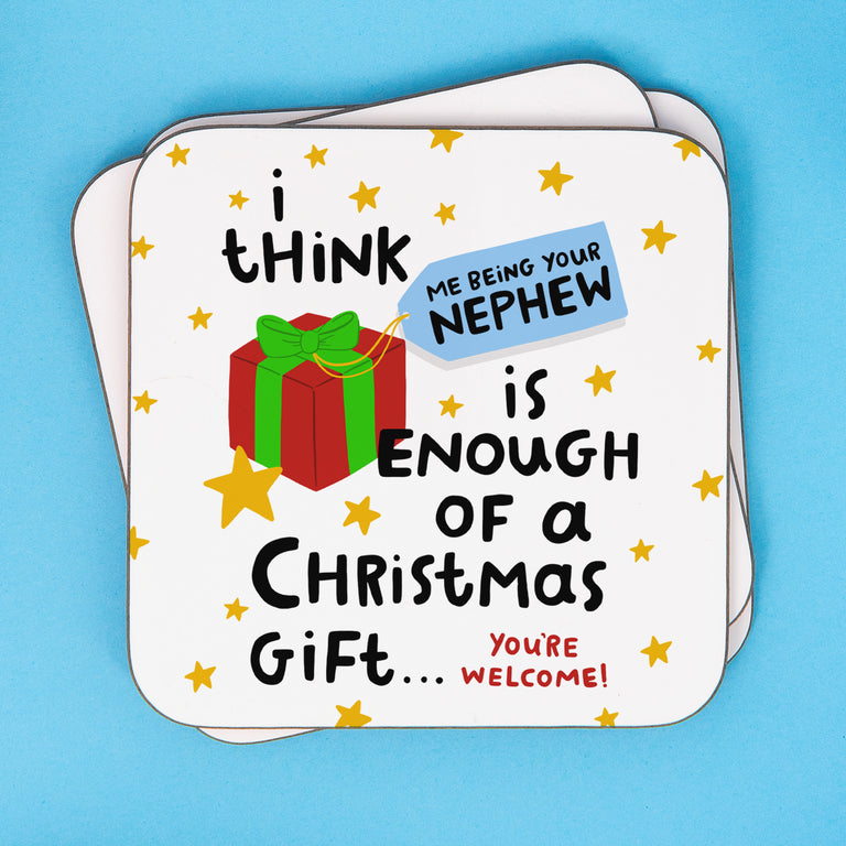 Nephew Enough - Christmas Coaster