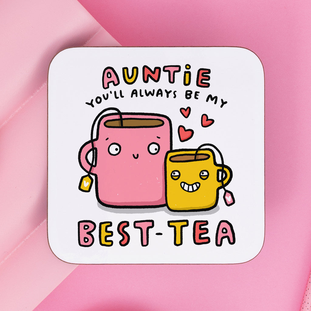 Auntie My Best-Tea Coaster