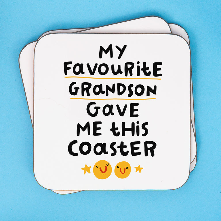 Grandson - My Favourite Gave Me This Coaster