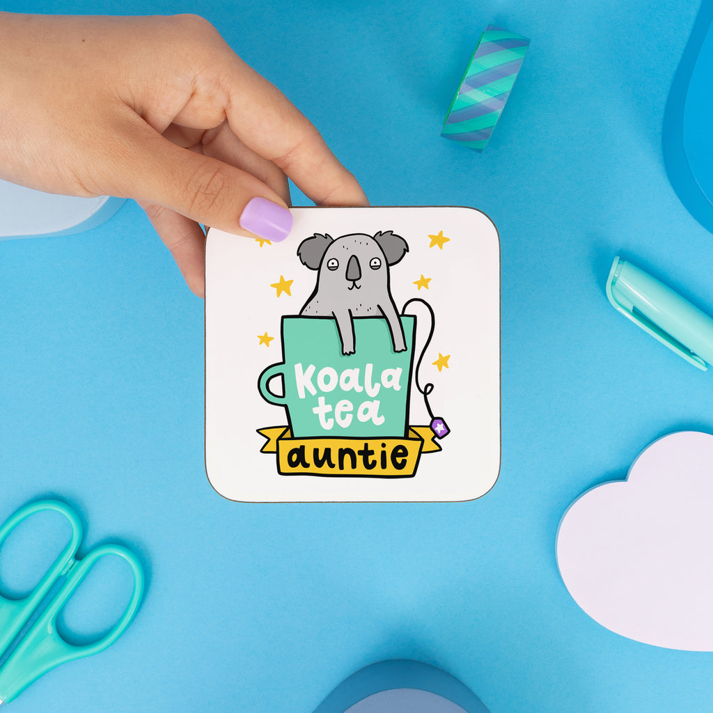 Auntie Koala Tea Coaster