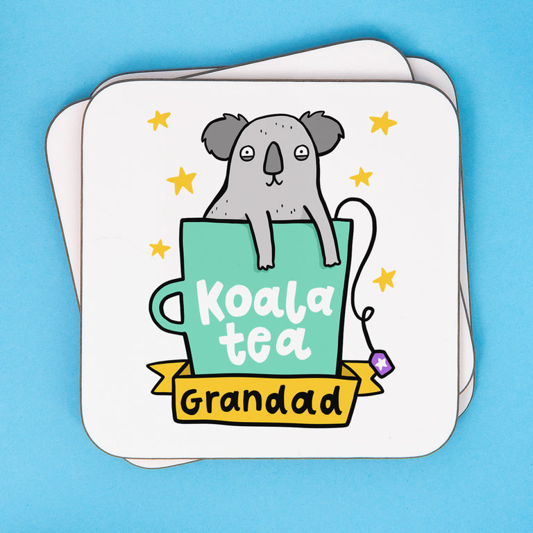 Grandad Koala Tea Coaster