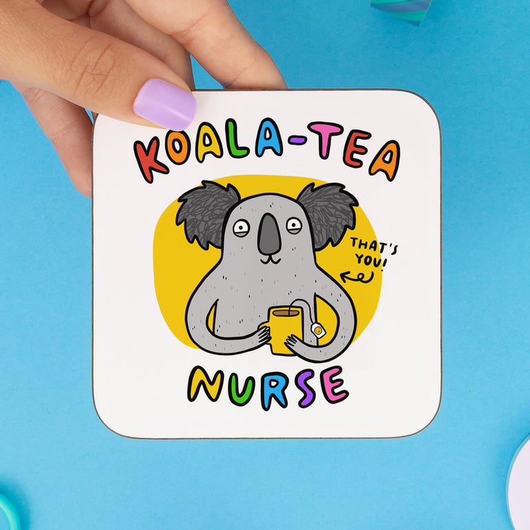 Nurse Koala Tea Coaster