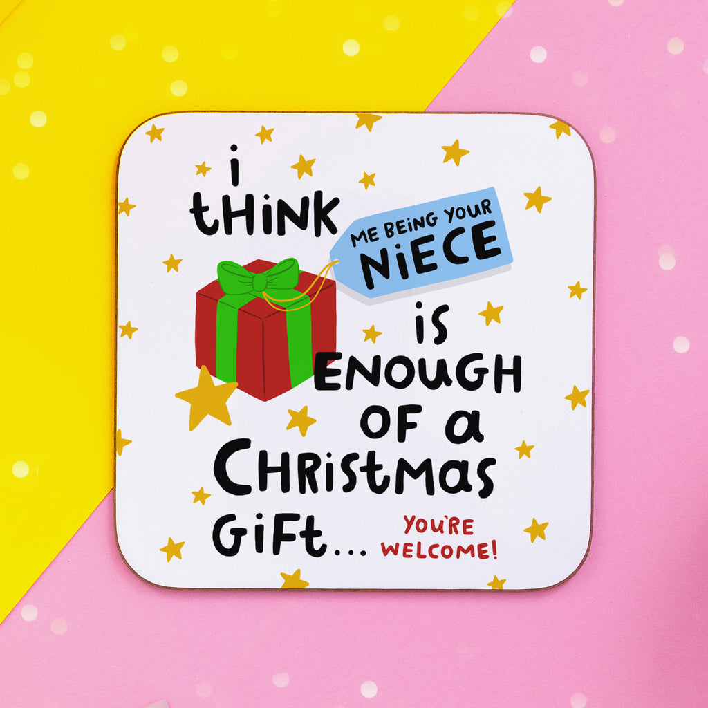 Niece Enough Christmas Coaster