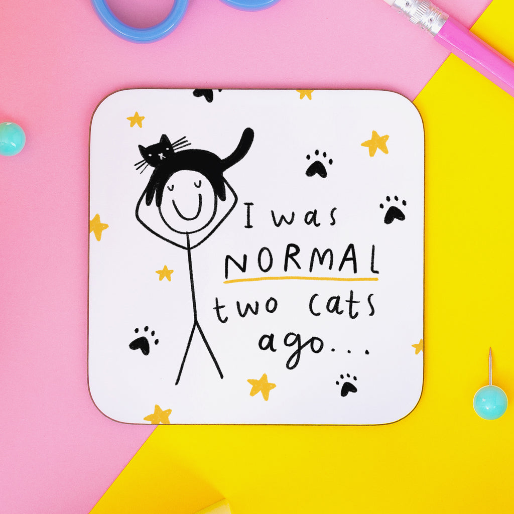 Normal Two Cats Ago Coaster