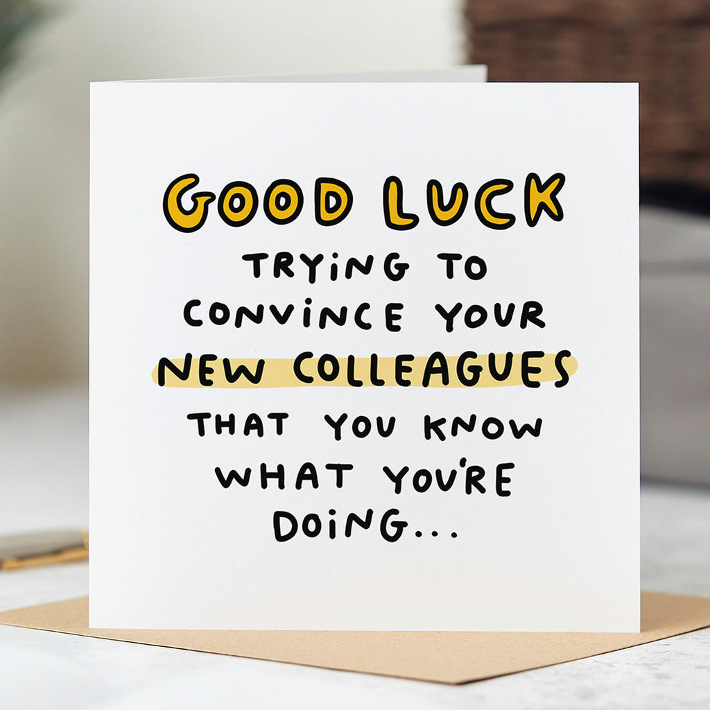 Convince Colleagues New Job Card