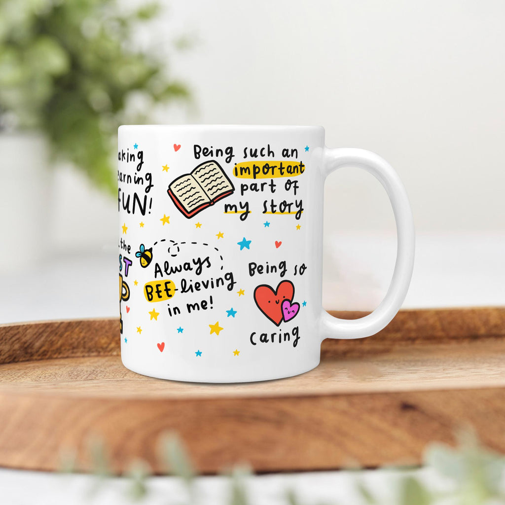Teacher Thank You Mug | Nursery, Daycare, Teaching Assistant, Coach, Learning Assistant, SENCO Gift | End of School Gift